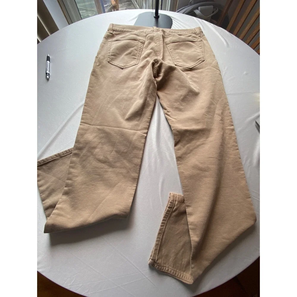 Banana Republic Slim Traveler Khaki Pants Mens 34x34 Tan 488420-01